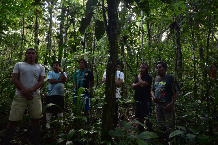 Sapara indigenous people, fighting to save Amazonian territory (Ecuador), Aug 2019 © Ashish Kothari